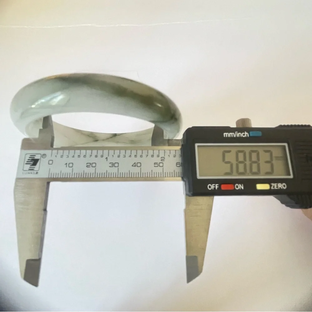 Authentic Natural Jade Bangle - Picture 3 of 3
